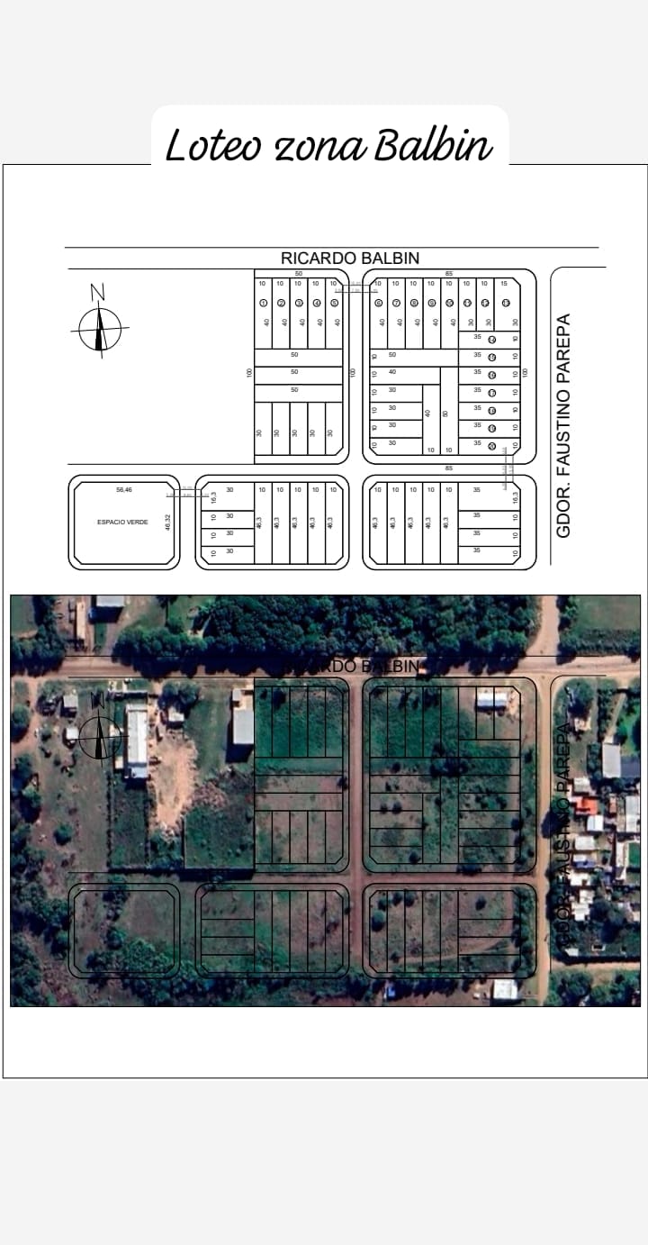 Imagen de la propiedad TERRENOS EN VENTA ZONA RICARDO BALBIN