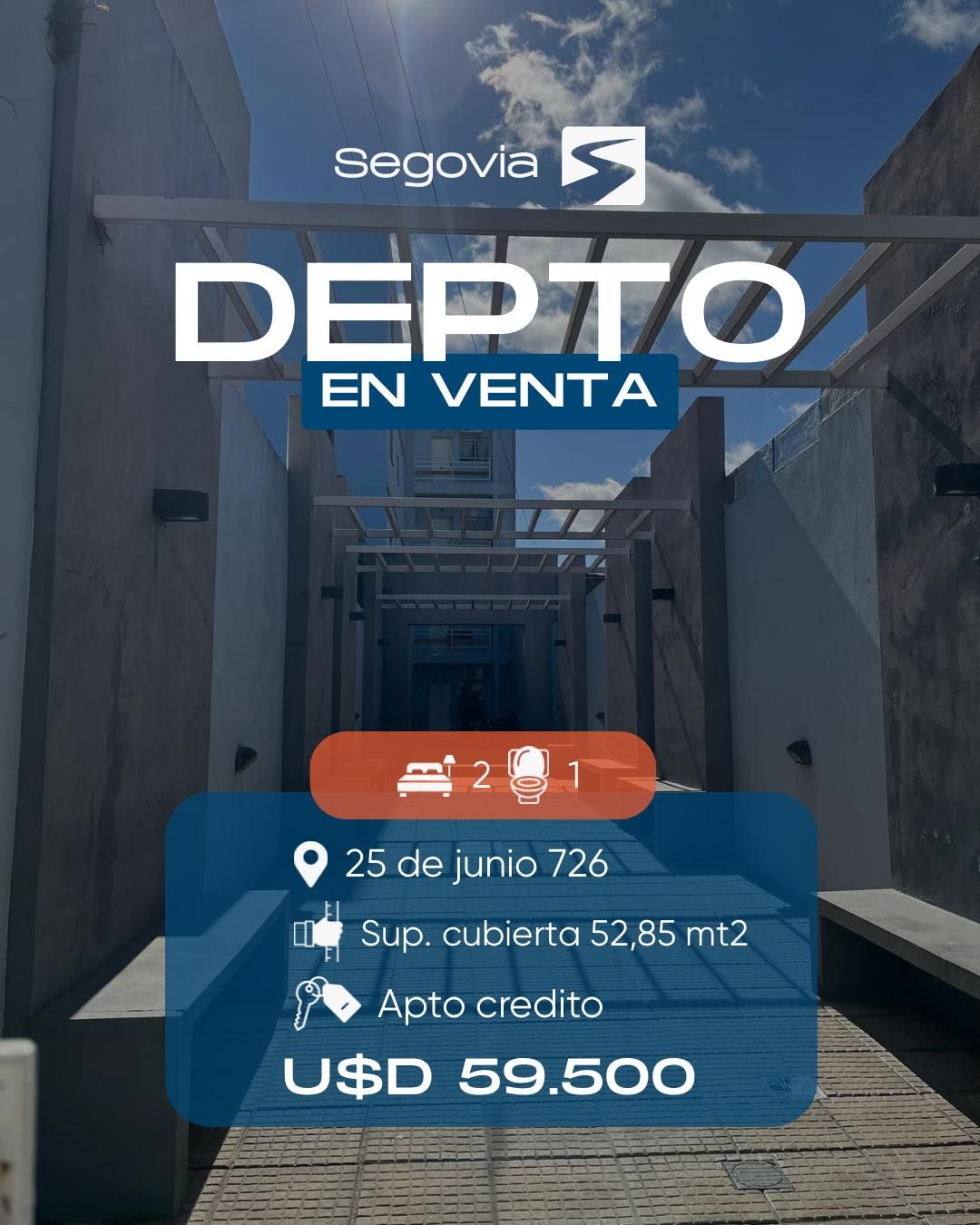 Imagen de la propiedad DEPARTAMENTO EN VENTA (APTO CREDITO)
