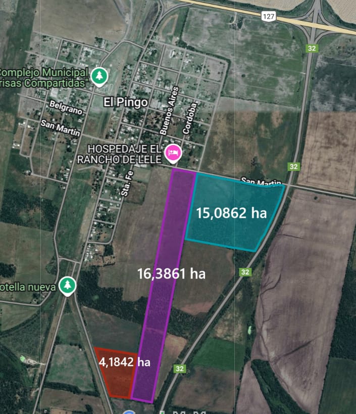 Imagen de la propiedad FRACCIONES DE CAMPO EN VENTA – EL PINGO (ÁREA URBANA)